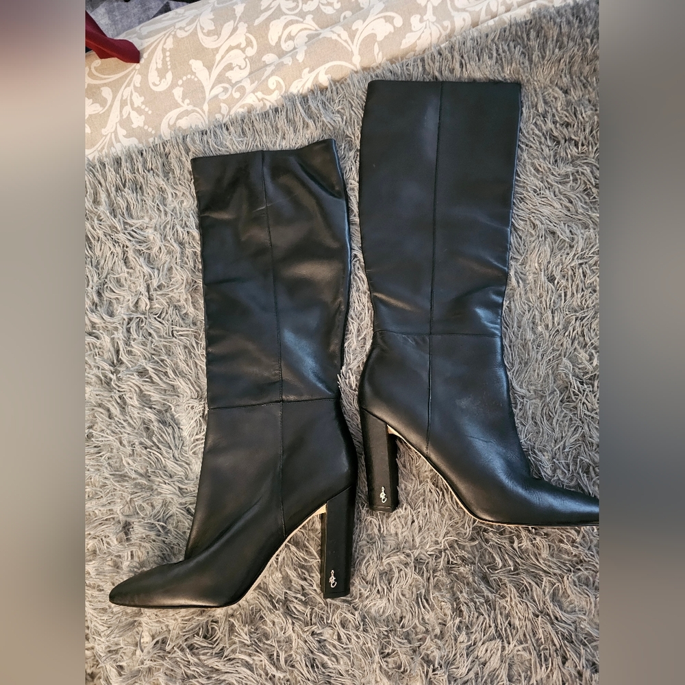 Sam Edelman Raakel Knee High Boots – Black, Size: 10 (40) - Picture 2 of 12